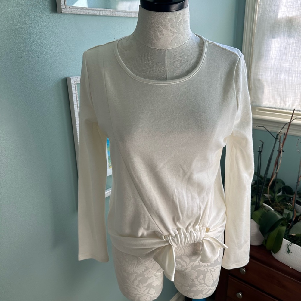 NWOT HABITUAL girls Ivory Boho Top